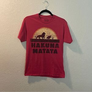 Disney Lion King Hakuna Matata Tee Shirt Top Size S